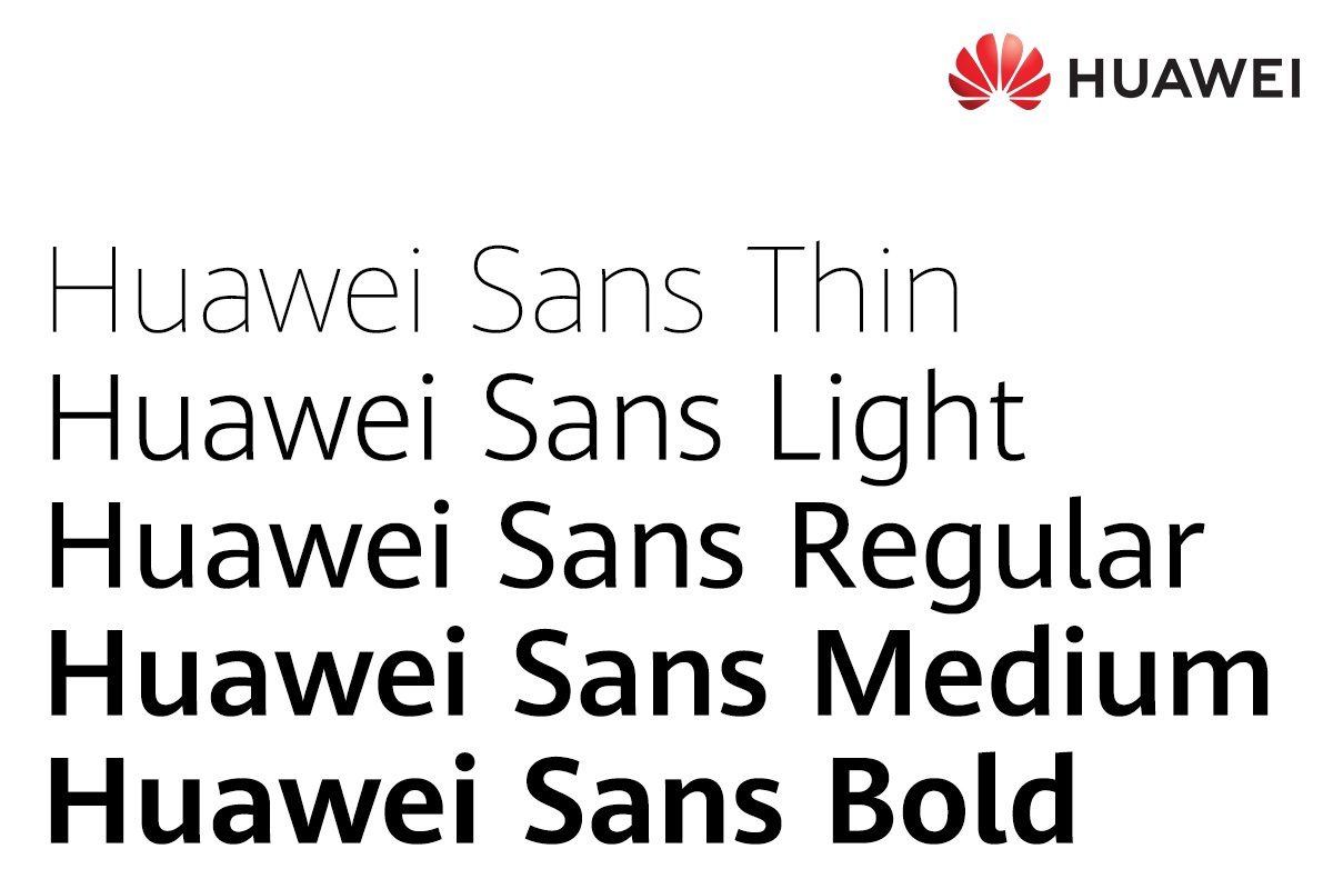 フォント Huawei Sans