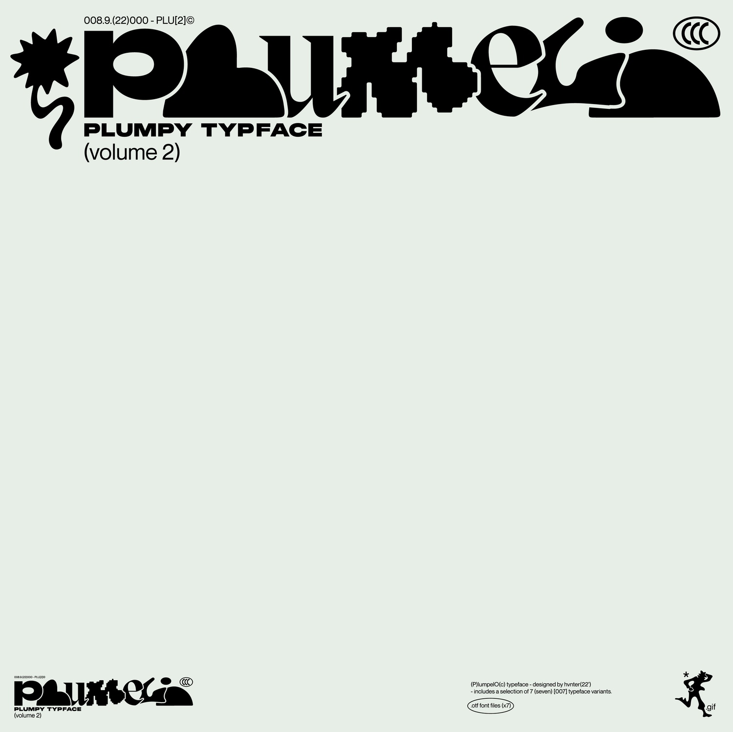 フォント PLUMPELO