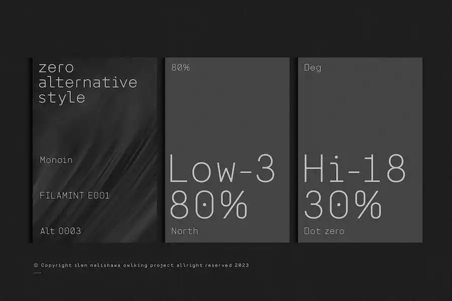フォント Filamint