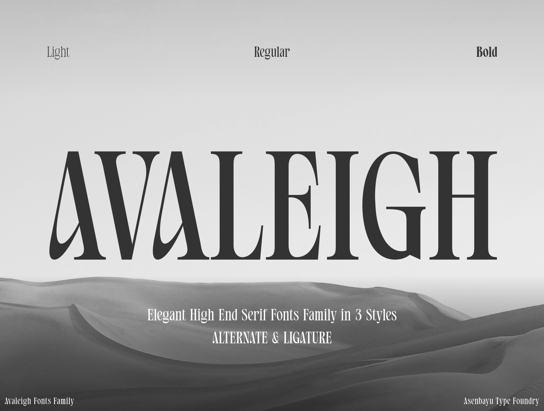 フォント Avaleigh