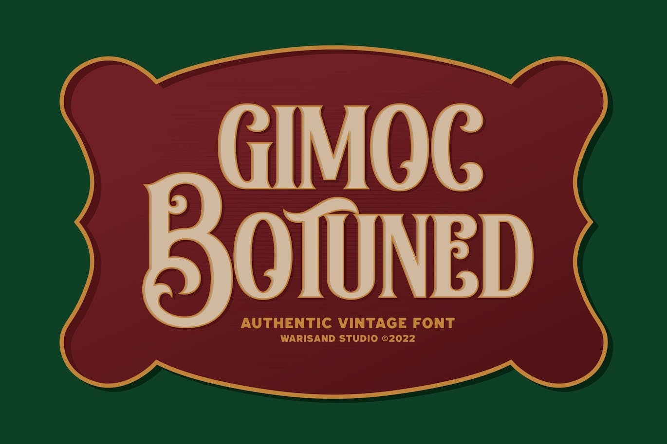フォント Gimoc Botuned