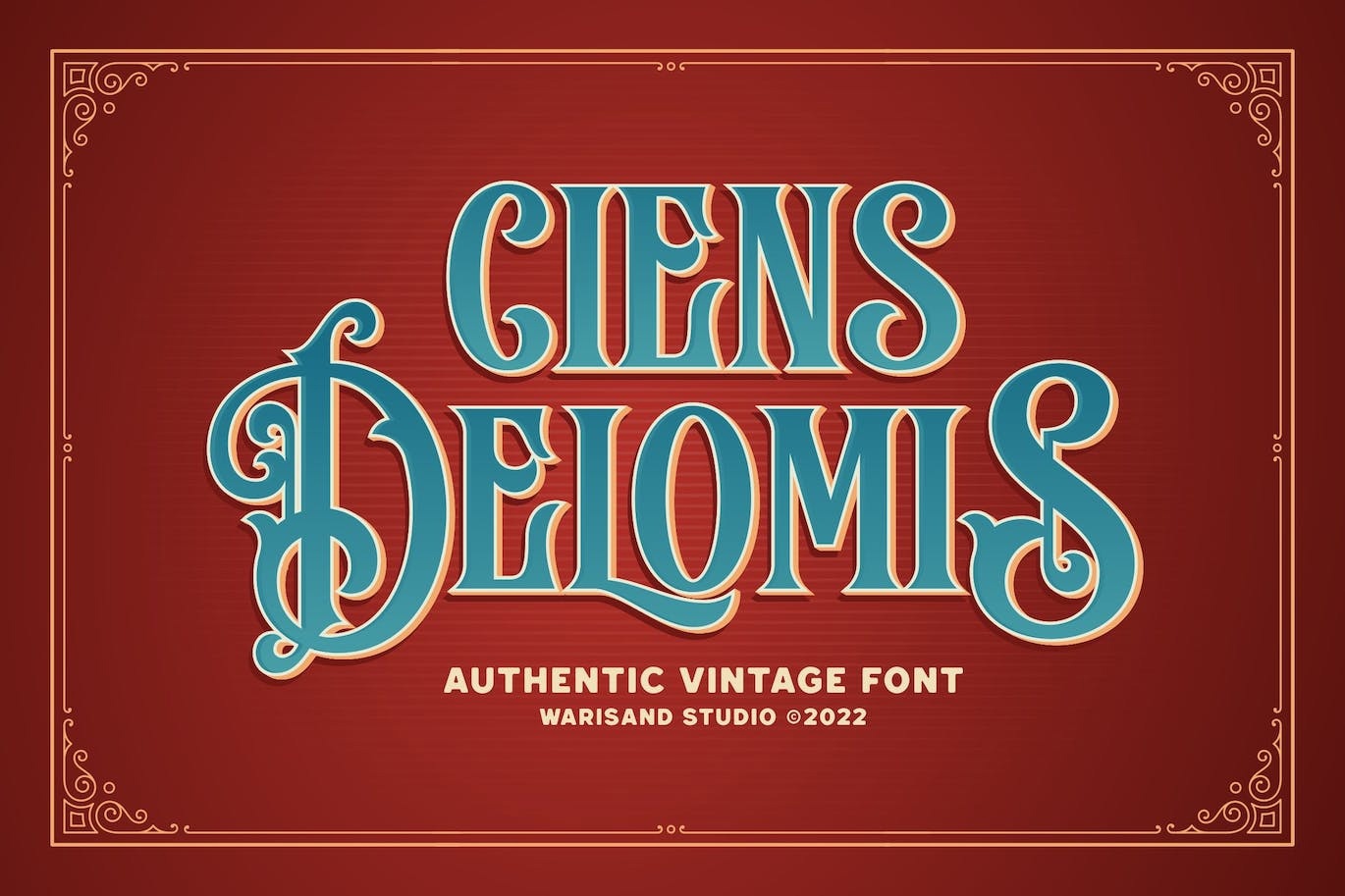 フォント Ciens Delomis