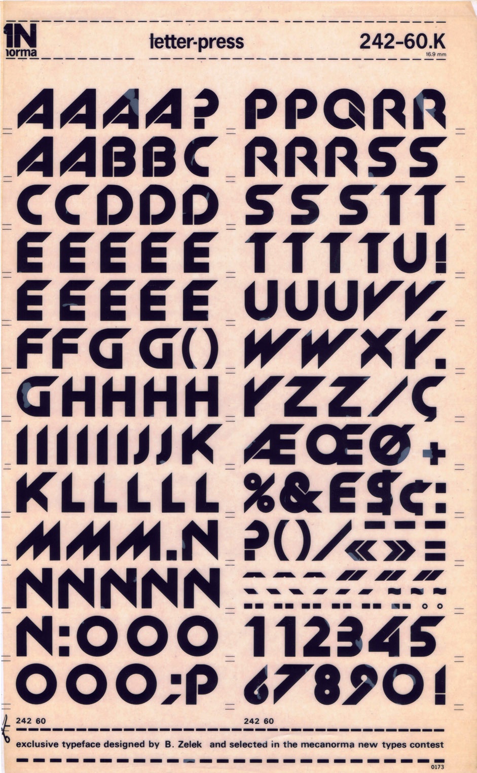 フォント New Zelek Pro