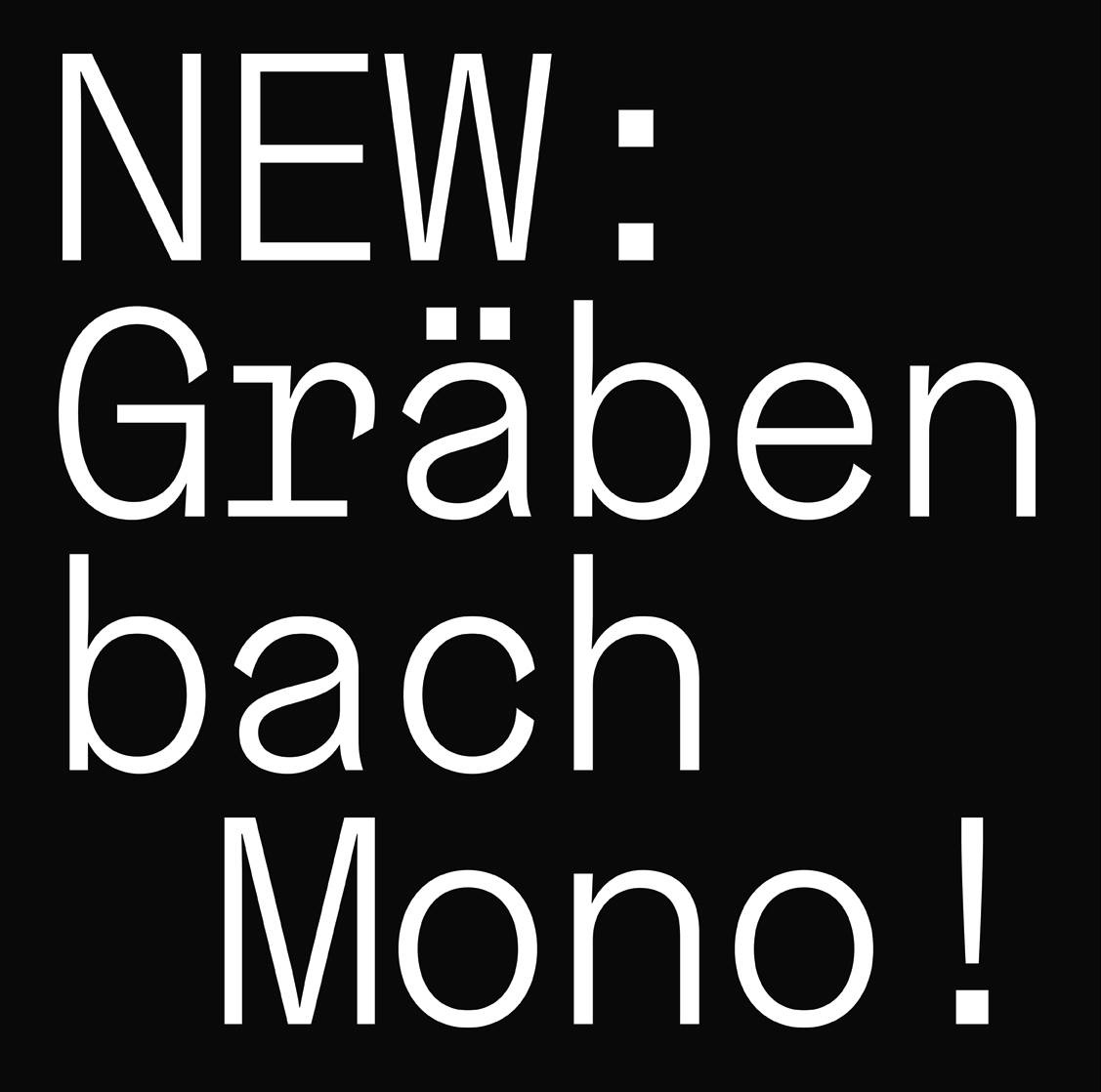 フォント Grabenbach Mono