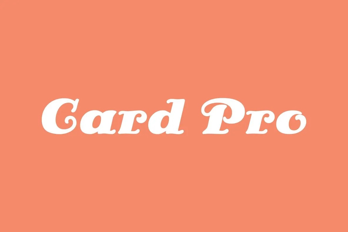 フォント Card Pro