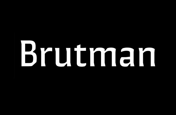 フォント Brutman