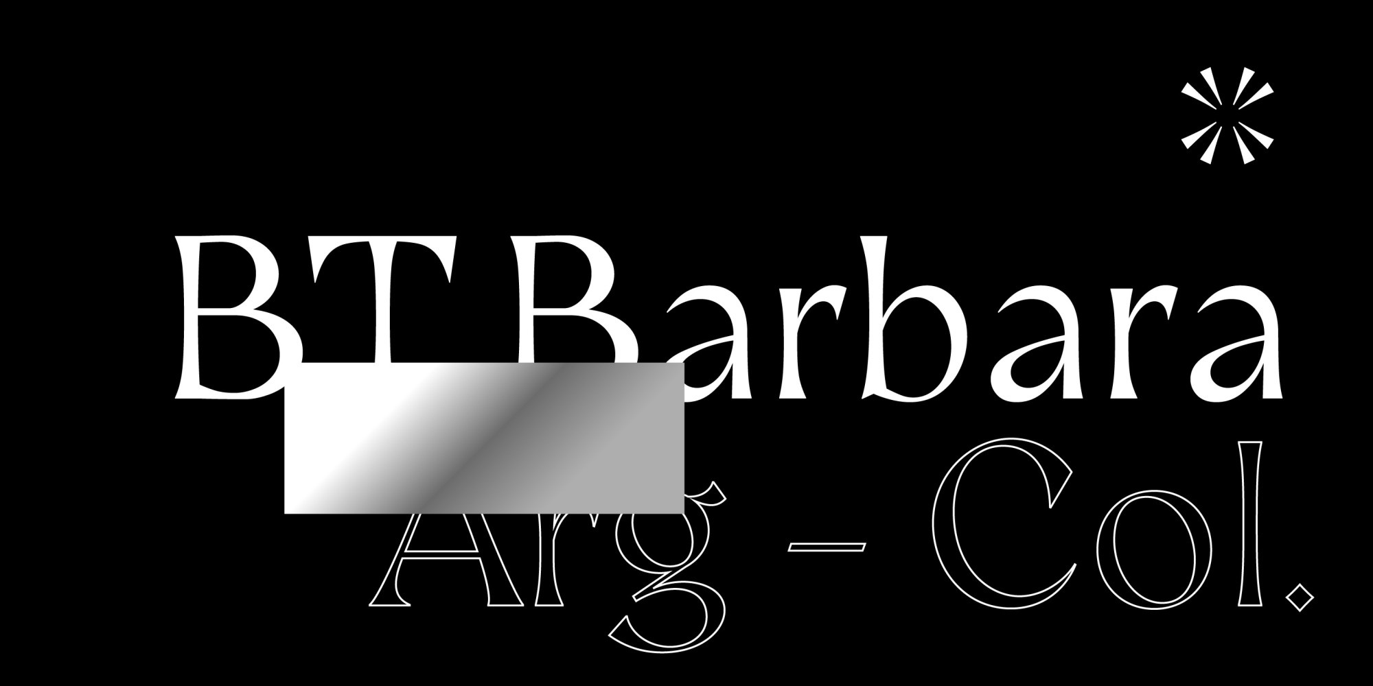 フォント BT Barbara