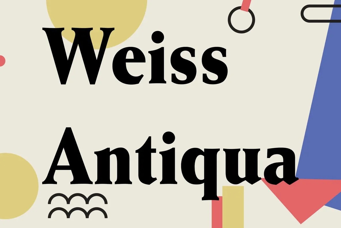 フォント Weiss Antiqua