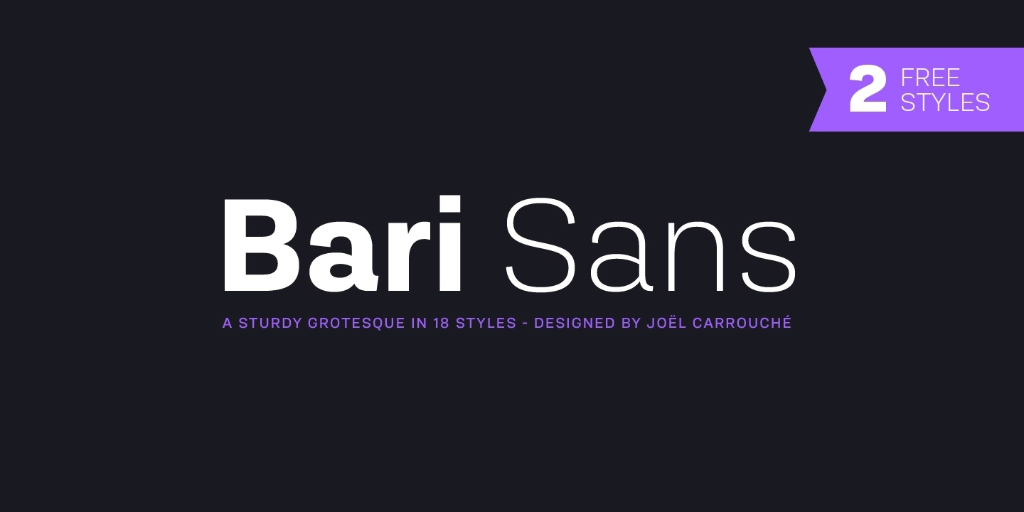 フォント Bari Sans