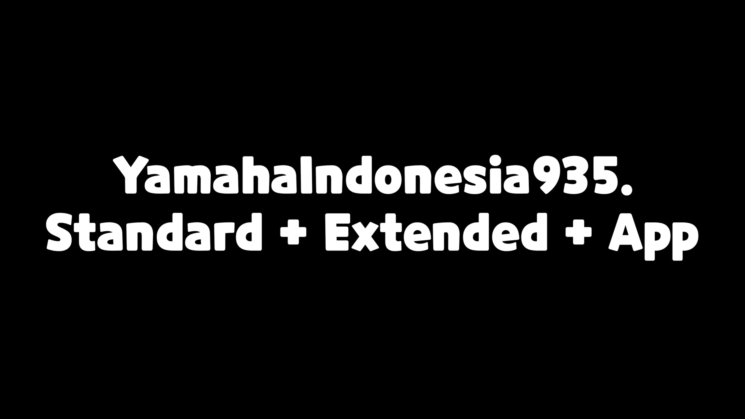 フォント YAMAHAINDONESIA 935