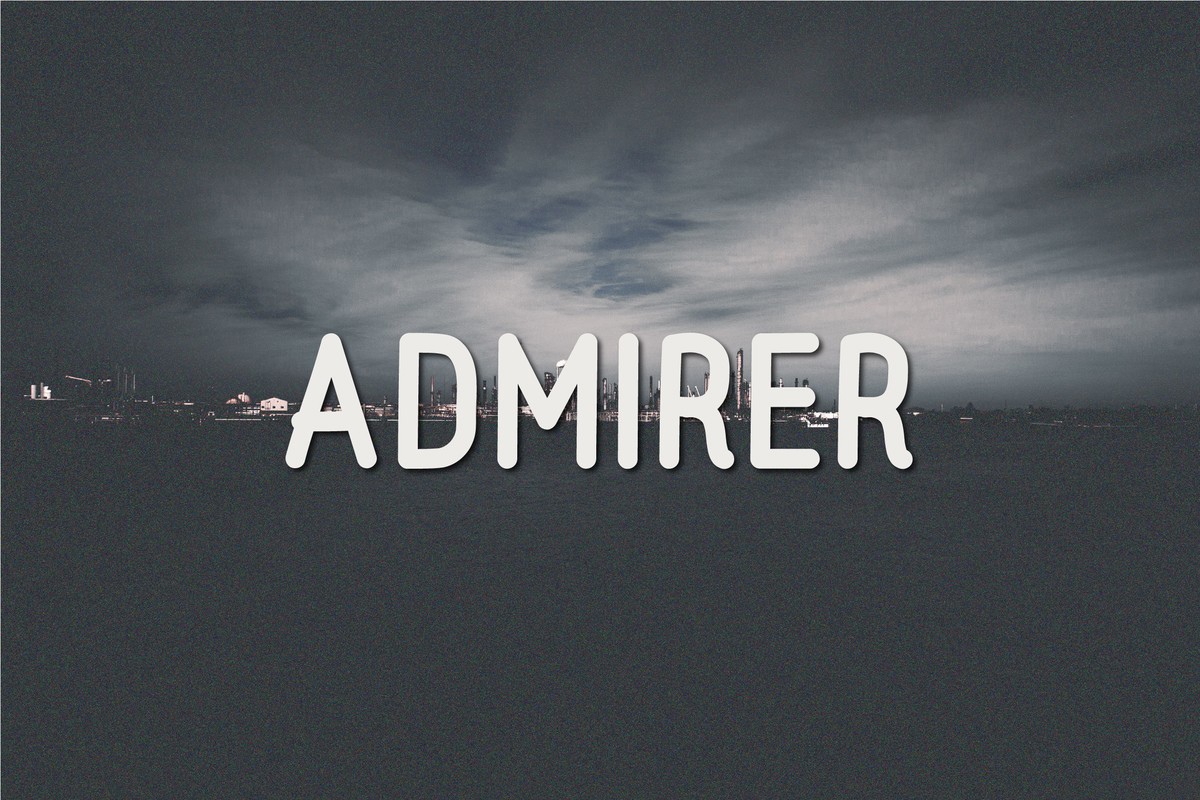 フォント Admirer