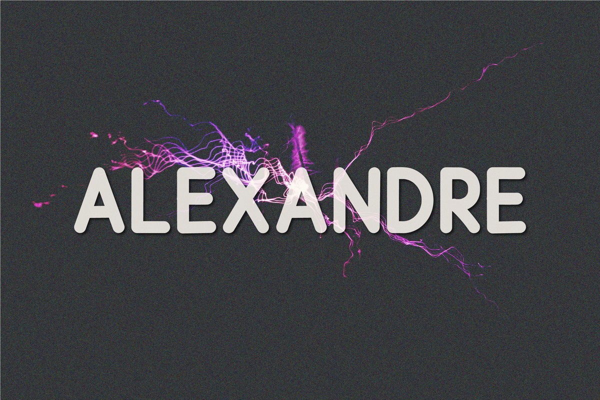 フォント Alexandre