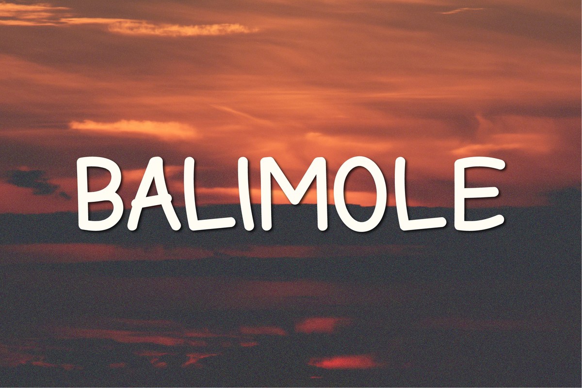 フォント Balimole