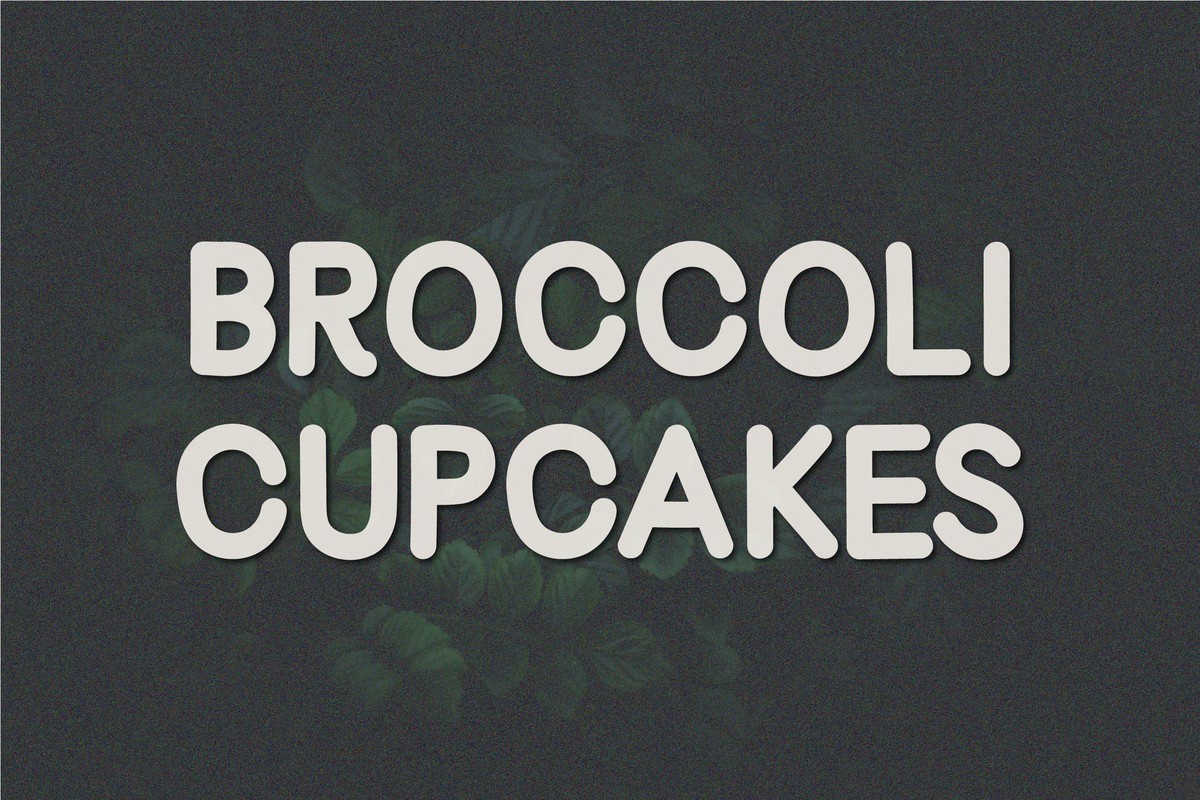フォント Broccoli Cupcakes