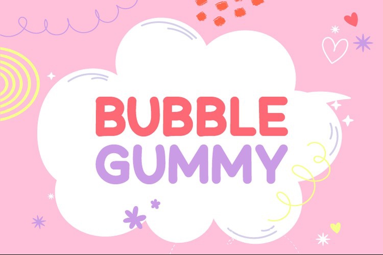フォント Bubble Gummy