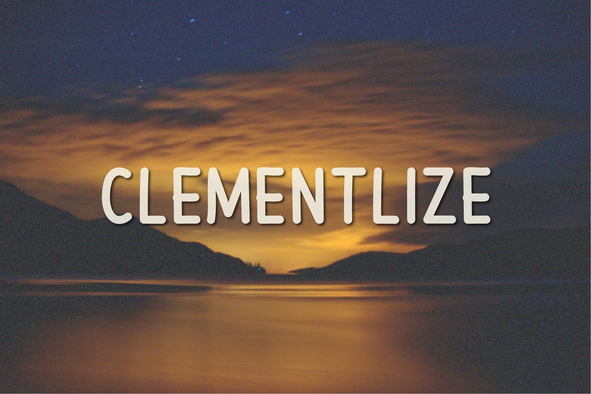 フォント Clementlize