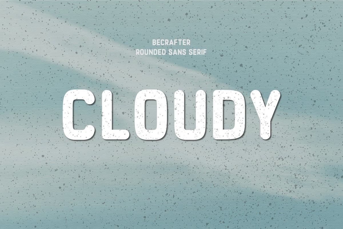 フォント Cloudy Rounded