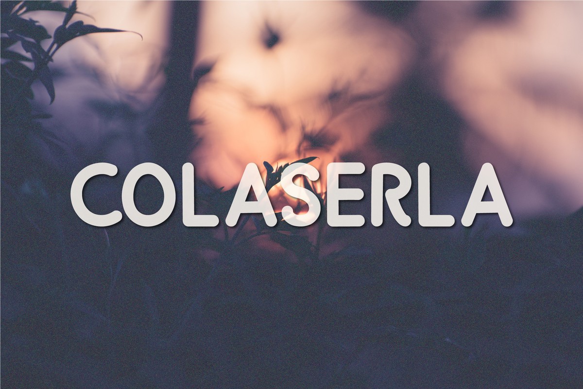 フォント Colaserla