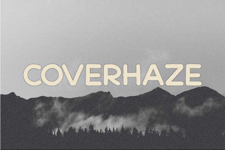 フォント Coverhaze