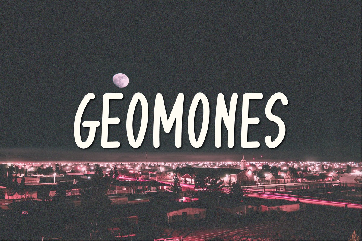 フォント Geomones