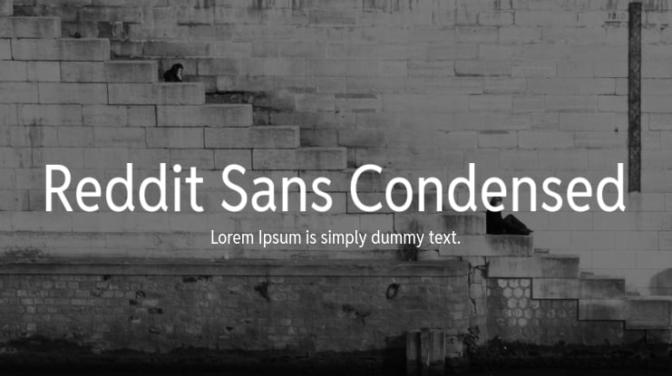 フォント Reddit Sans Condensed