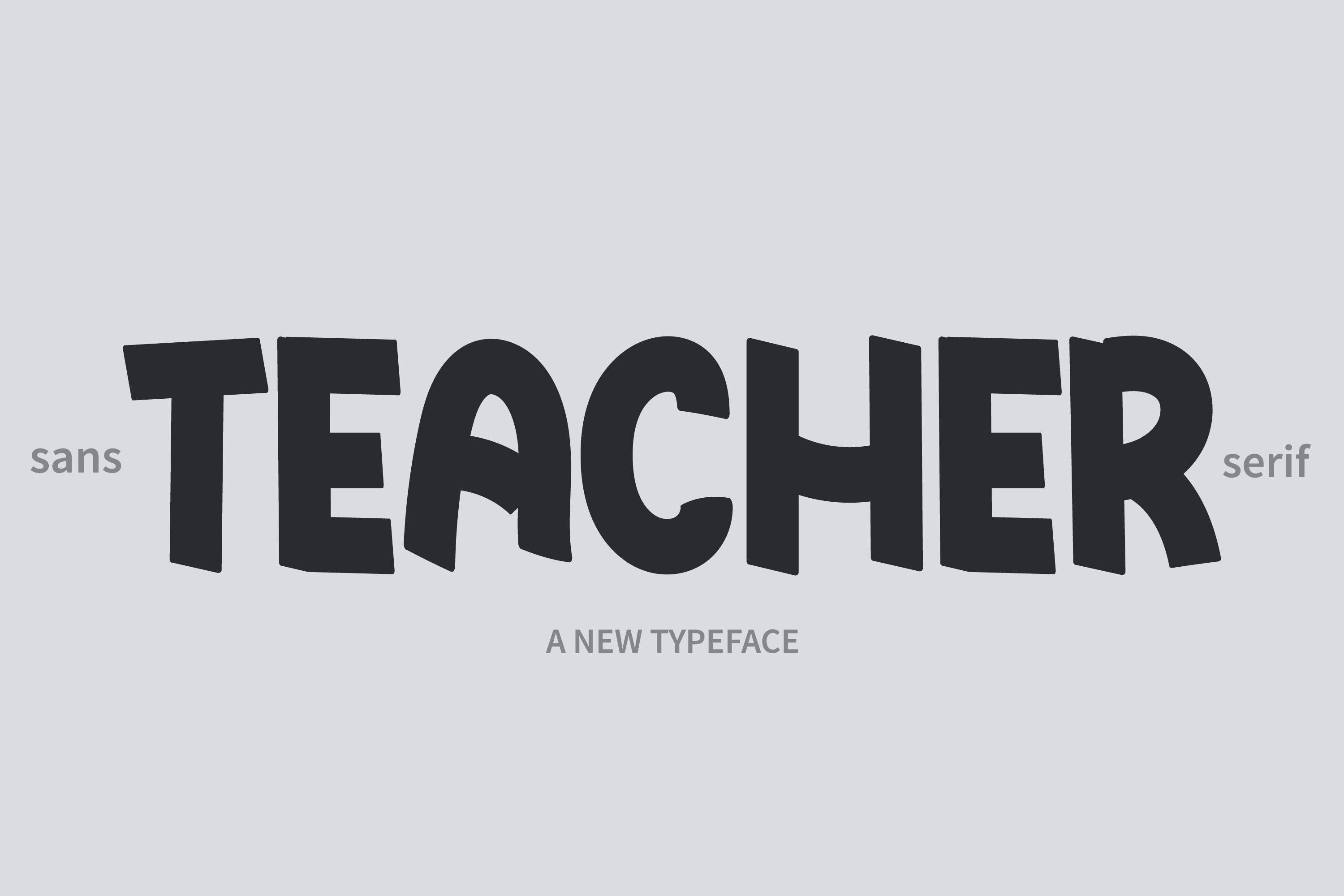 フォント Teachers