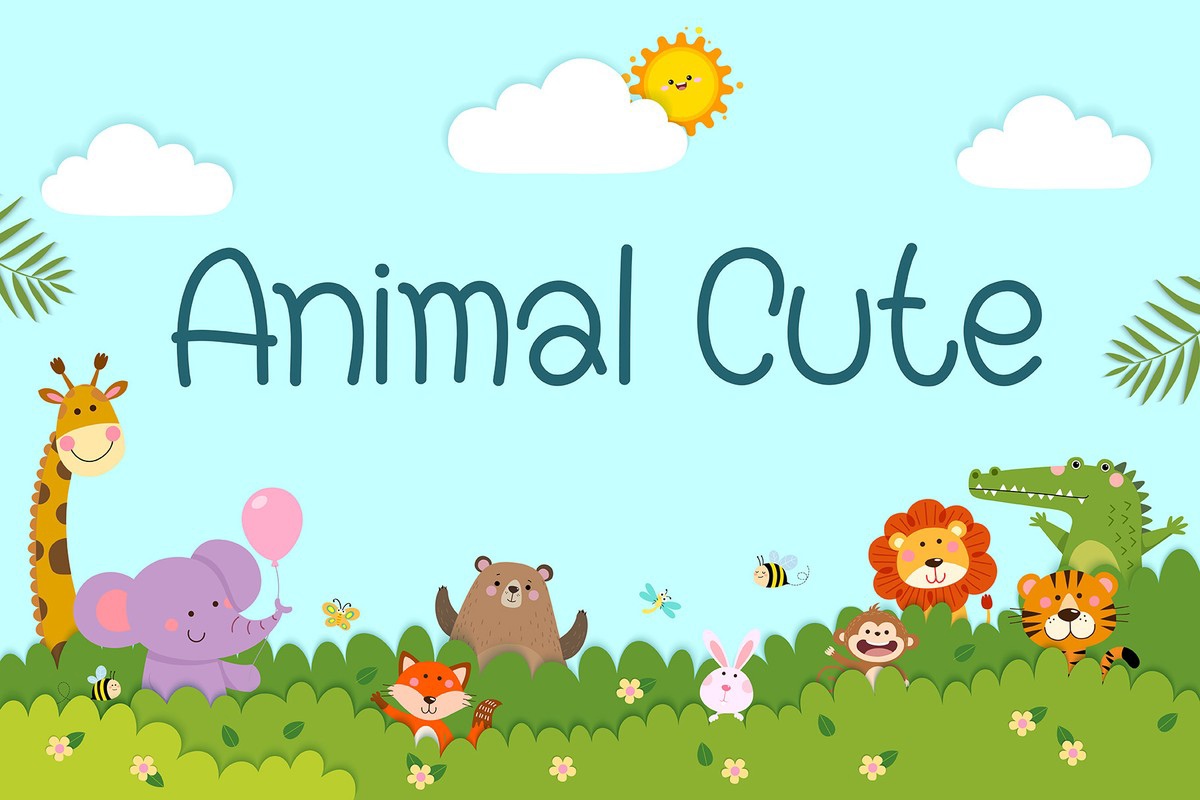 フォント Animal Cute