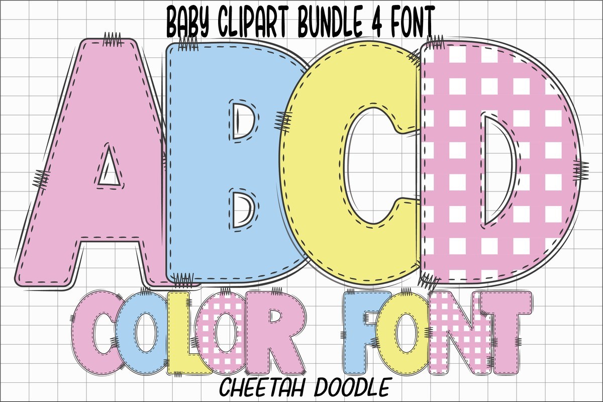 フォント Baby Clipart