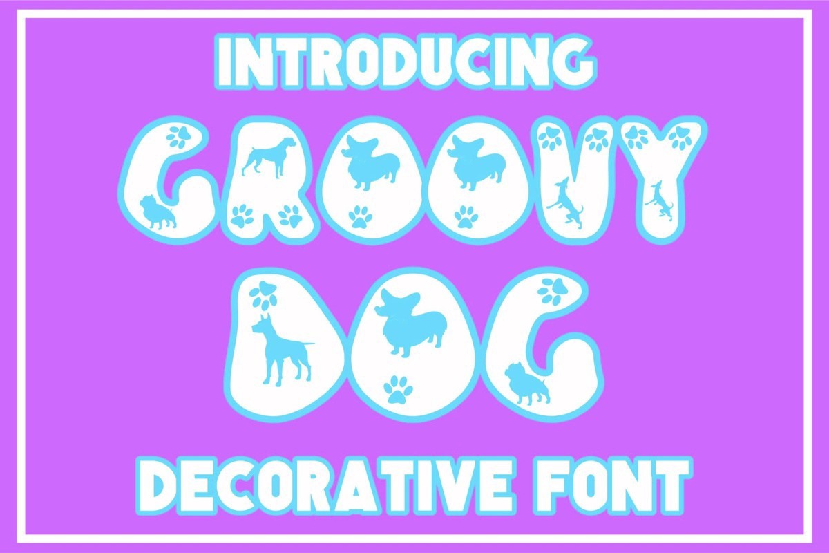 フォント Groovy Dog