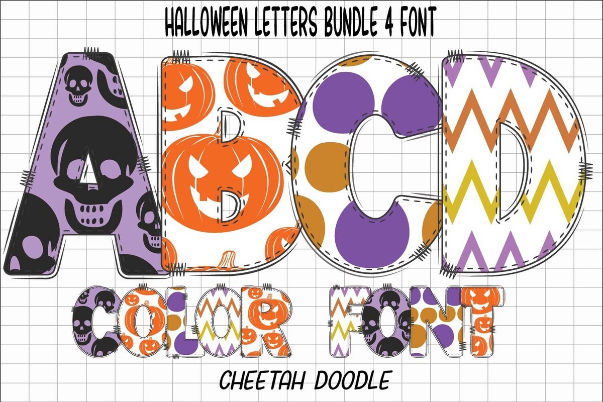 フォント Halloween Letters