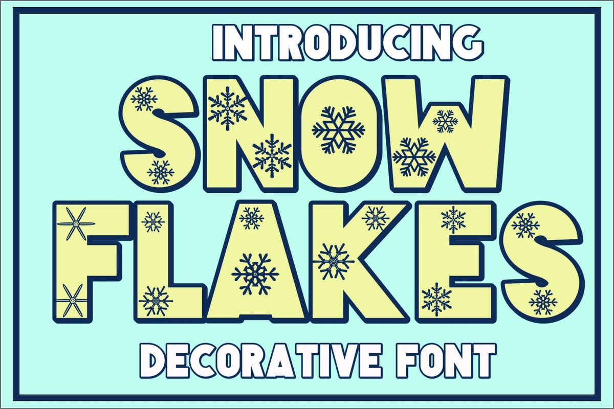 フォント Snow Flakes