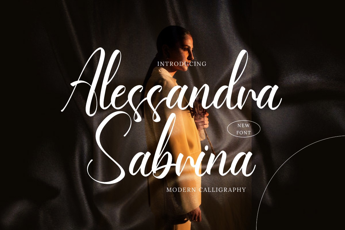 フォント Alessandra Sabrina