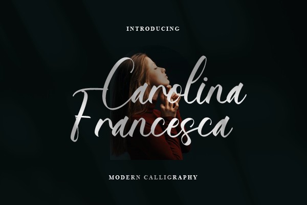 フォント Carolina Francesca