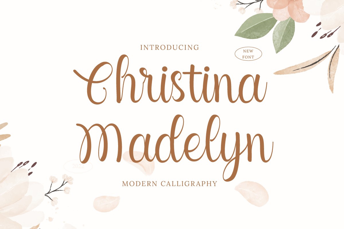 フォント Christina Madelyn