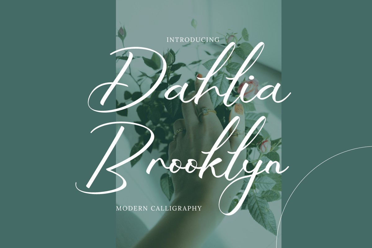 フォント Dahlia Brooklyn