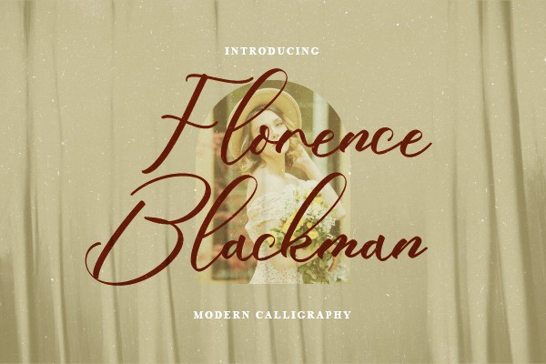 フォント Florence Blackman