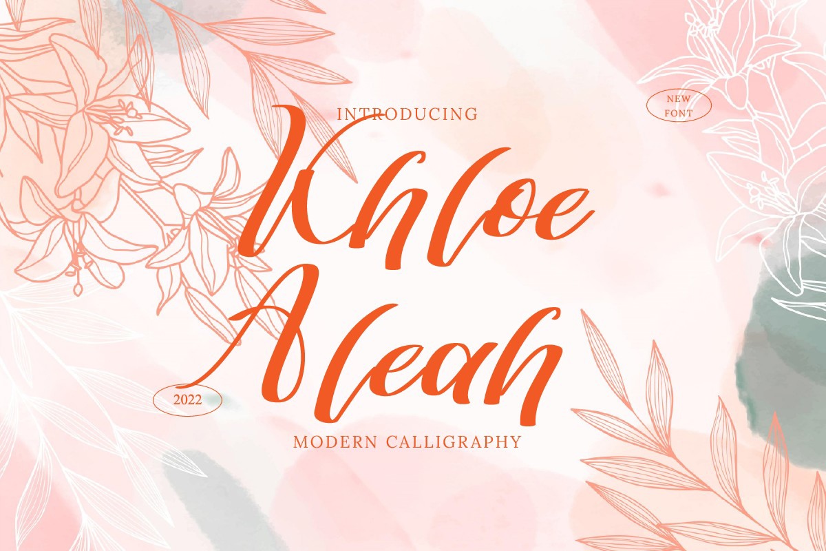 フォント Khloe Aleah