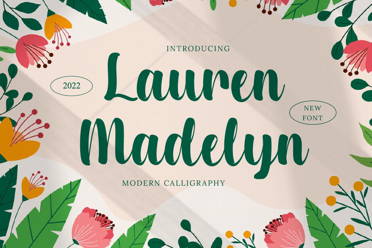 フォント Lauren Madelyn