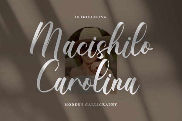 フォント Macishilo Carolina