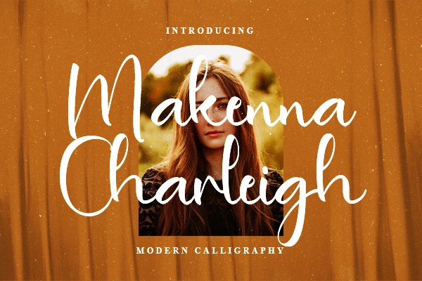 フォント Makenna Charleigh