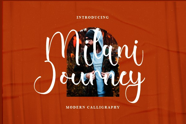 フォント Milani Journey
