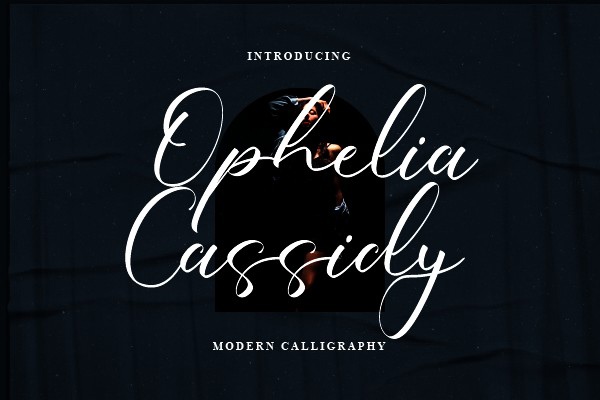 フォント Ophelia Cassidy
