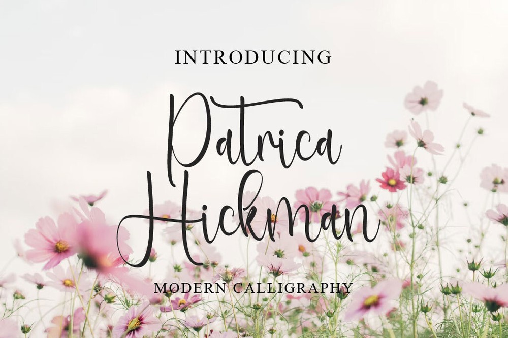 フォント Patrica Hickman