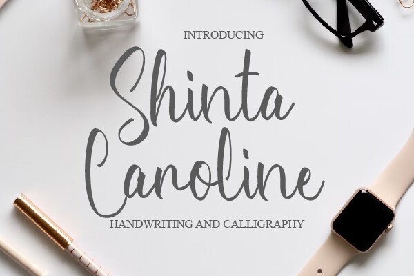 フォント Shinta Caroline