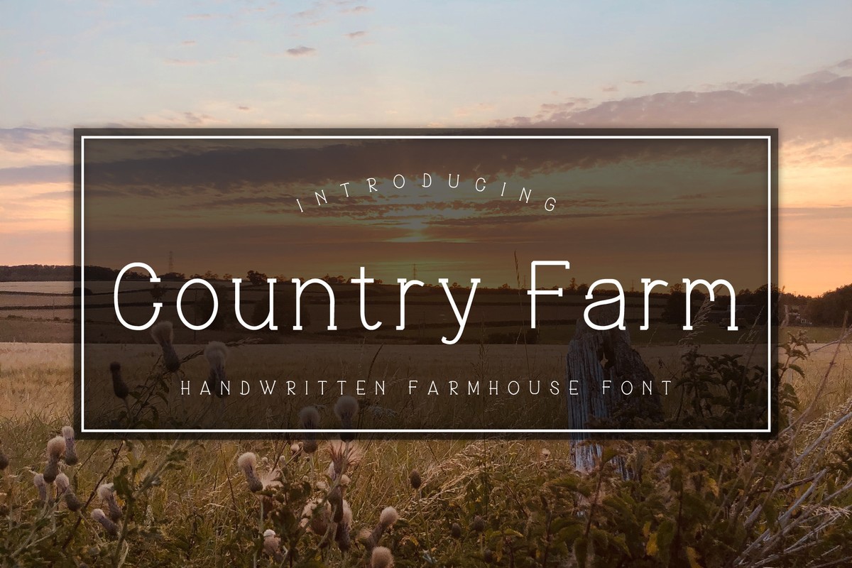 フォント Country Farm