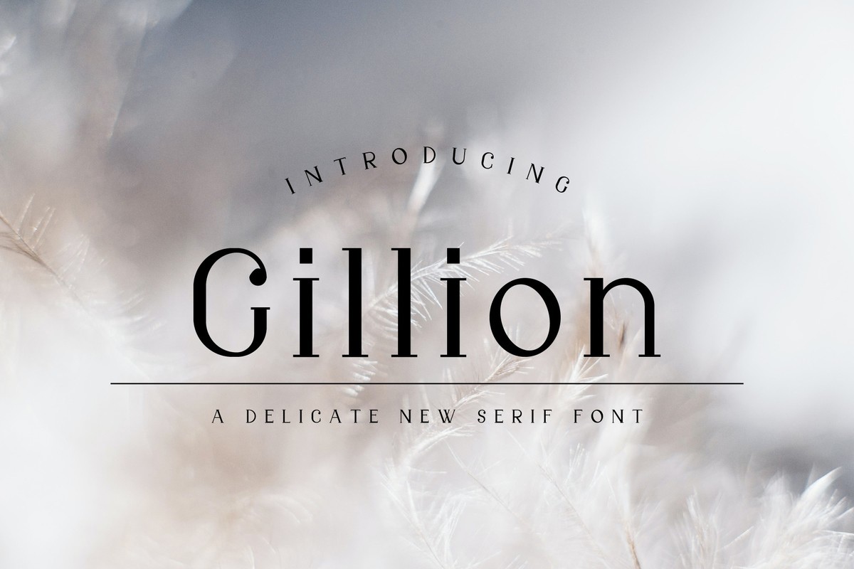 フォント Gillion