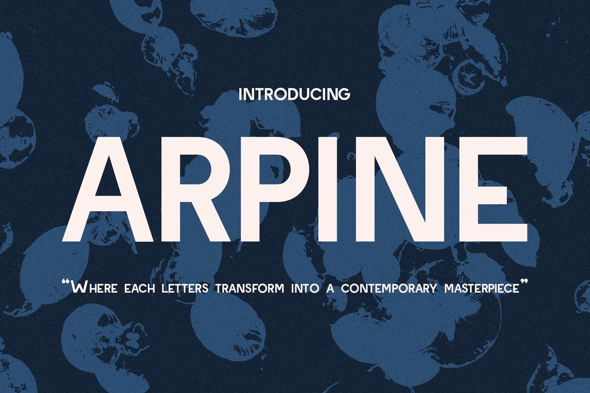 フォント CF Arpine