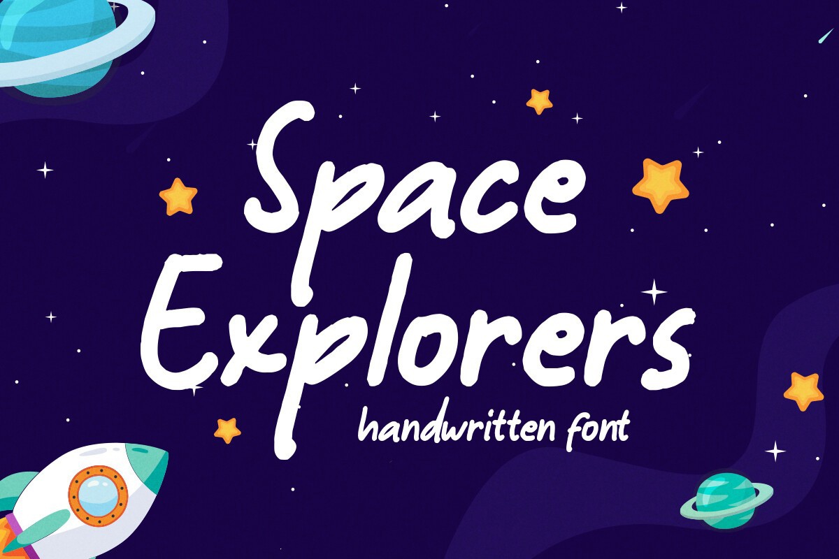 フォント Space Explorers