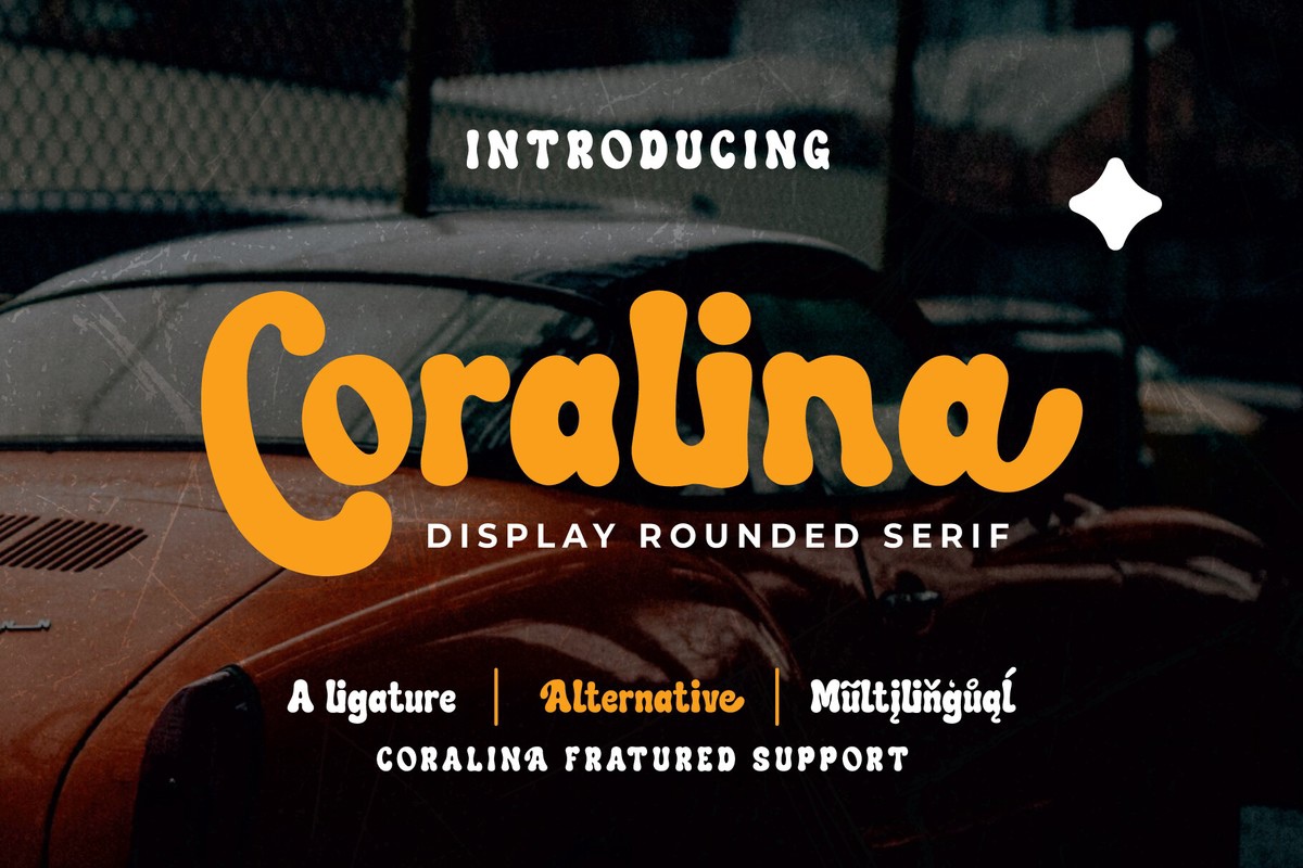 フォント Coralina