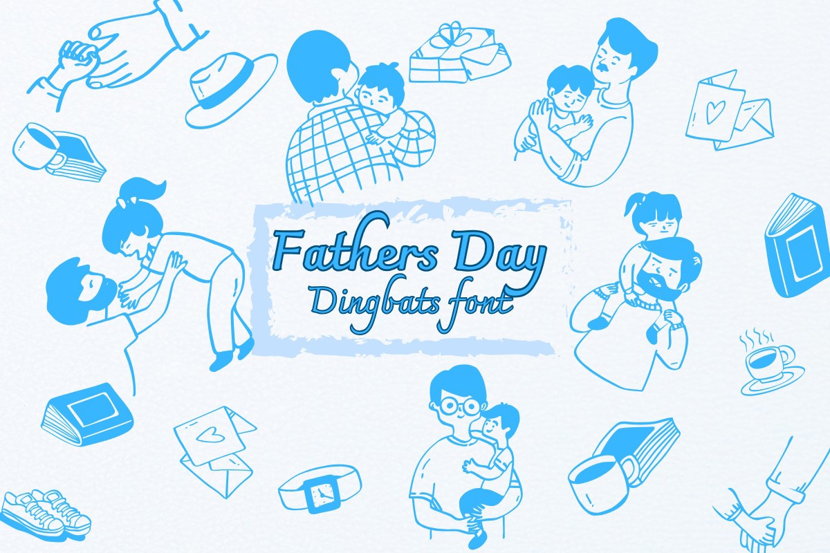 フォント Fathers Day